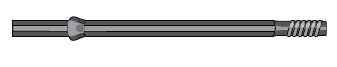 Drill rod R25 - H22x108 / 3660