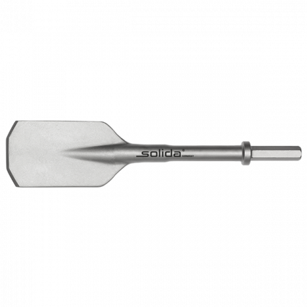 Clay spade Ø27x80 collar sq. 34 / 120x400