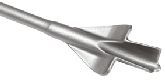 Variable channel chisel with glides H17, Ø13x45